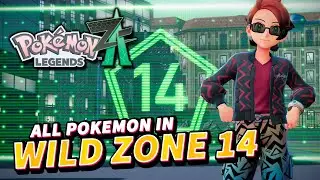 Pokemon Legends Z-A ALL POKEMON LOCATIONS in WILD ZONE 14