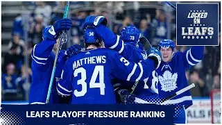 Who on the Toronto Maple Leafs tops our Playoff Pressure Ranking? | Analyzing the projected lineup
