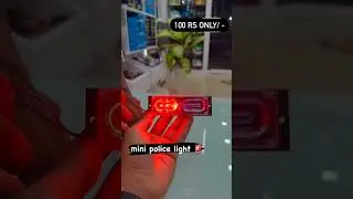mini police light under ₹ 100!  #lights  #mindset