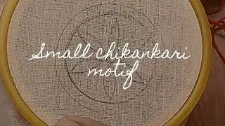 Small embroidery design || Chikankari || #shorts || Antrang Creations