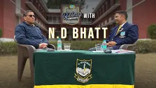 Sachin Bajpai in conversation with one of the most popular teacher during 1990's at CH, N.D Bhatt