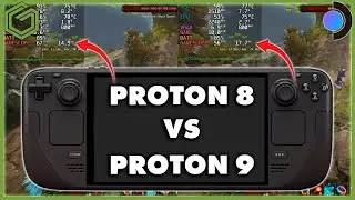 Steam Deck - Proton 8 vs Proton 9 Beta Game Comparison