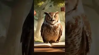 the talking owl | knowledge is like a tree | beautiful animal
