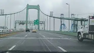 Walt Whitman Bridge from Philly to NJ October 11, 2025
