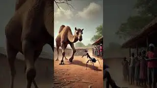 fight between ant and camel #fight #subscribe #like #shorts