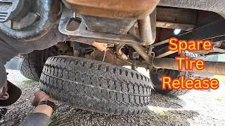 Spare Tire Removal From Under Your Truck - I Broke Mine!!