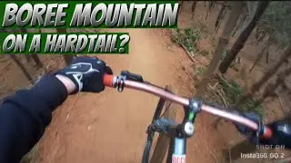 Shredding the Boree creek trails on a hardtail
