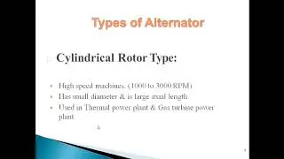 Construction of alternator