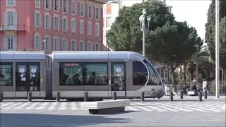 Trams in Nice, FRANCE - March 18, 2023 | #127 [FULL HD]
