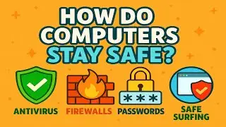 How Do Computers Stay Safe? 🛡️💻 Antivirus, Passwords & Safe Surfing Explained!