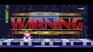 Playing as Second Armor X in Mega Man X Dive(Europe)