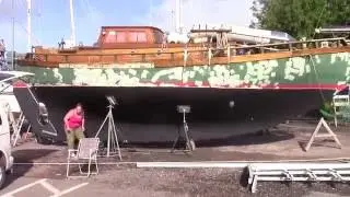 7 -  Up for Maintenance Pt. 5. Epoxy and antifouling. 36' Colin Archer