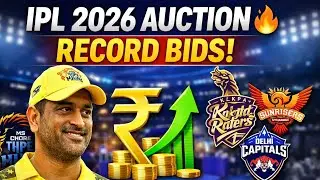 MS Dhoni&rsquo;s CSK Surprises Everyone at IPL 2026 Auction! 💛 #ipl 