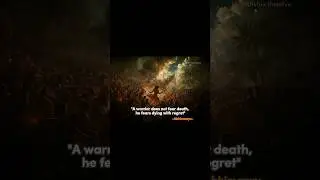 A True Warrior Fears Regret, Not Death #shorts #Mahabharata #Courage #LifeLessons #Abhimanyu