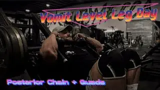 Vomit Level Leg Day 😵 | Posterior Chain & Quads Mass Workout