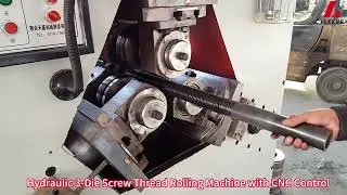 Hydraulic 3 Die Screw Thread Rolling Machine  #threadrollingmachine
