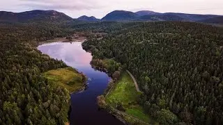 Long Pond | Maine | Aerial 4k |