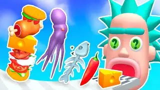 Sandwich Run Pile Ingredients - Gameplay Walkthrough - All Levels SpeedRun Gameplay Android iOS