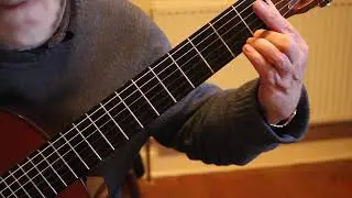 Study in B Minor by Fernando Sor - Guitar Tutorial Part One