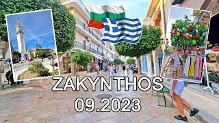 🇬🇷Enjoy the beautiful  of Zakynthos in this walking tour around the  city filmed on15.09.2023 #zante