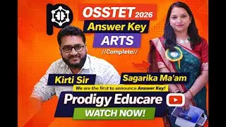 OSSTET 2026 Answer Key Complete (ODIA AND ENGLISH)| Prodigy Educare | ପ୍ରଥମେ ଆମେ ଘୋଷଣା କଲୁ