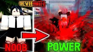 Going From NOOB To BLOOD FIEND Power In Devil Hunter...(Roblox)