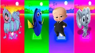PJ_Pug_A_Pillar🆚Finding_Dory🆚Baby_Boss🆚Back_to_the_Outback💫Who is best player?? 