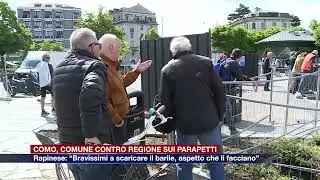 Etg - Como, Comune contro Regione sui parapetti. Rapinese: “Bravissimi a scaricare il barile”