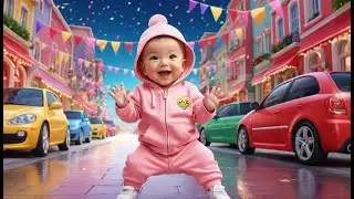 Red Car&rsquo;s New Year City Ride | Fun Action & Learning Video for Toddlers