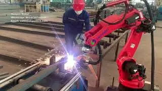 ARES ROBOT. Plasma cutting robot for square pipe