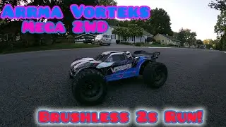 Arrma Vorteks 2WD Mega Brushless 2s Run!