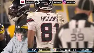 6 Points 🤣🤣 Leach reacts TO Houston Texans VS Pittsburgh Steelers | AFC Wild Card | January 12, 2026