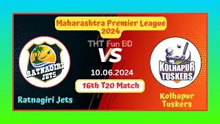 Ratnagiri Jets Vs Kolhapur Tuskers | KT v RJ | Maharashtra Premier League T20 Live Score Stream 2024
