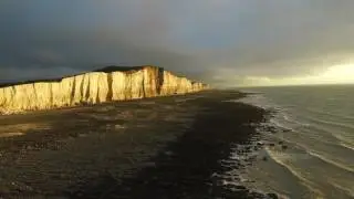 Vu du ciel-falaises normandes-DJI Phantom 3 advanced