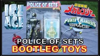 POLICE OF SETS - Bootleg Power Rangers in Space/Bootleg Super Sentai Mega Ranger & Nestle Ice Age