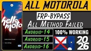 ✅ How to Remove FRP Lock on All Motorola Phones 2026 | Android 14&ndash;16 | No PC