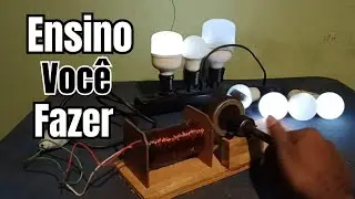 GERADOR 220v de eletricidade gratuita MAIS SIMPLES e fácil de fazer do MUNDO 