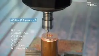 SPINOGY X22-L-HSK25 VS E-CU 57 (Solid Copper)