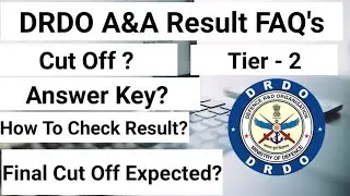 DRDO CEPTAM 09 A&A Result 2019 - 2020 || DRDO A&A Cut Off 2019 - 2020  | Skill Test & Final Cut Off
