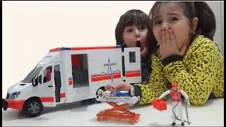Ambulans, Ambulans Ekibi ve Ambulans Sesi  | Oyuncak Ambulans Videoları