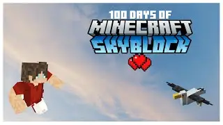 100 дней Skyblock лучше Minecraft | Застрял на острове, не имея ничего, кроме своей акрофобии! [1]