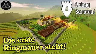 Erste Ringmauer & Zombie Defence!  🧟  Colony Survival Gameplay #04