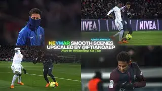 Neymar vs Marseille free clip for edit 2017/18 smooth scenes upscaled by 4K&bull;no CC