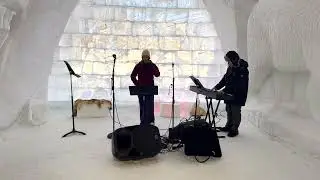 Don't stop believing - Journey cover - Maria Keramydas and Mark Kolt at the Flin Flon snow lodge