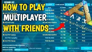 How To Play With Friends ARK: Ultimate Mobile Edition | Full Guide Of Server | PvP & PvE | Hindi