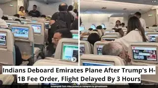 Индийцы покинули самолет Emirates после указа Трампа о сборе за H-1B. Рейс задержан на 3 часа.