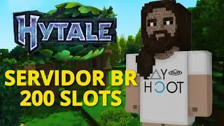 Venha participar do MAIOR servidor BR de HYTALE | AO VIVO 2K 60FPS