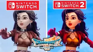 Dragon Quest 7 Reimagined Nintendo Switch vs Nintendo Switch 2 Graphics Comparison
