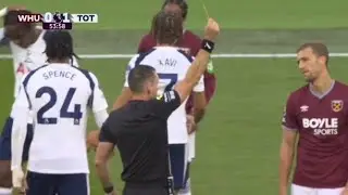 Tomas Soucek Red Card 🟥 | West Ham Tottenham 0-3 | Highlights and Goals | Premier League 25