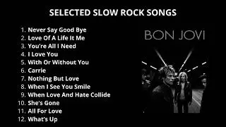 BEST OF THE BEST SLOW ROCK SONGS